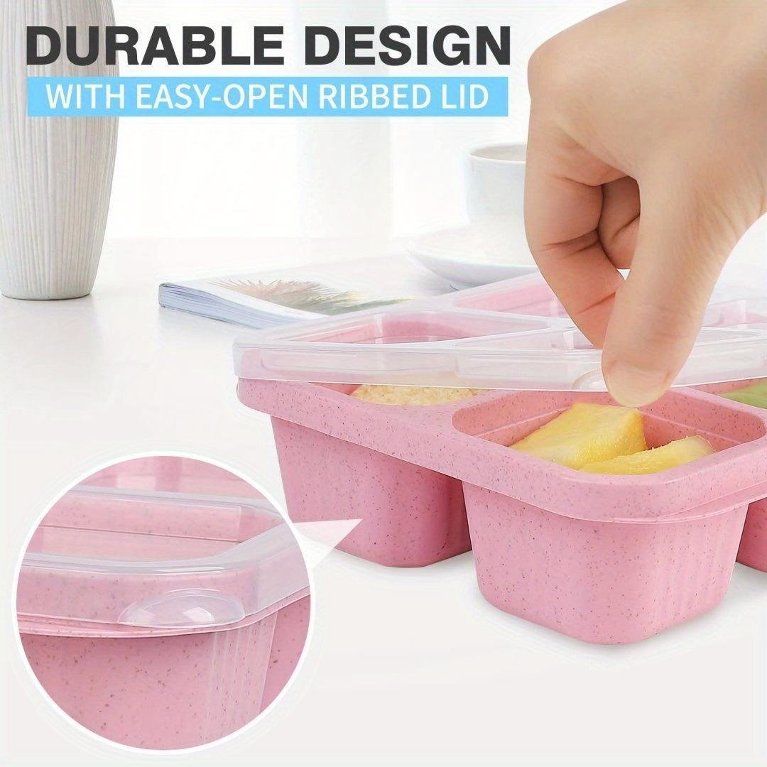Portable Four-compartment Environmentally Friendly Daily Use Lunch Box - Image 6